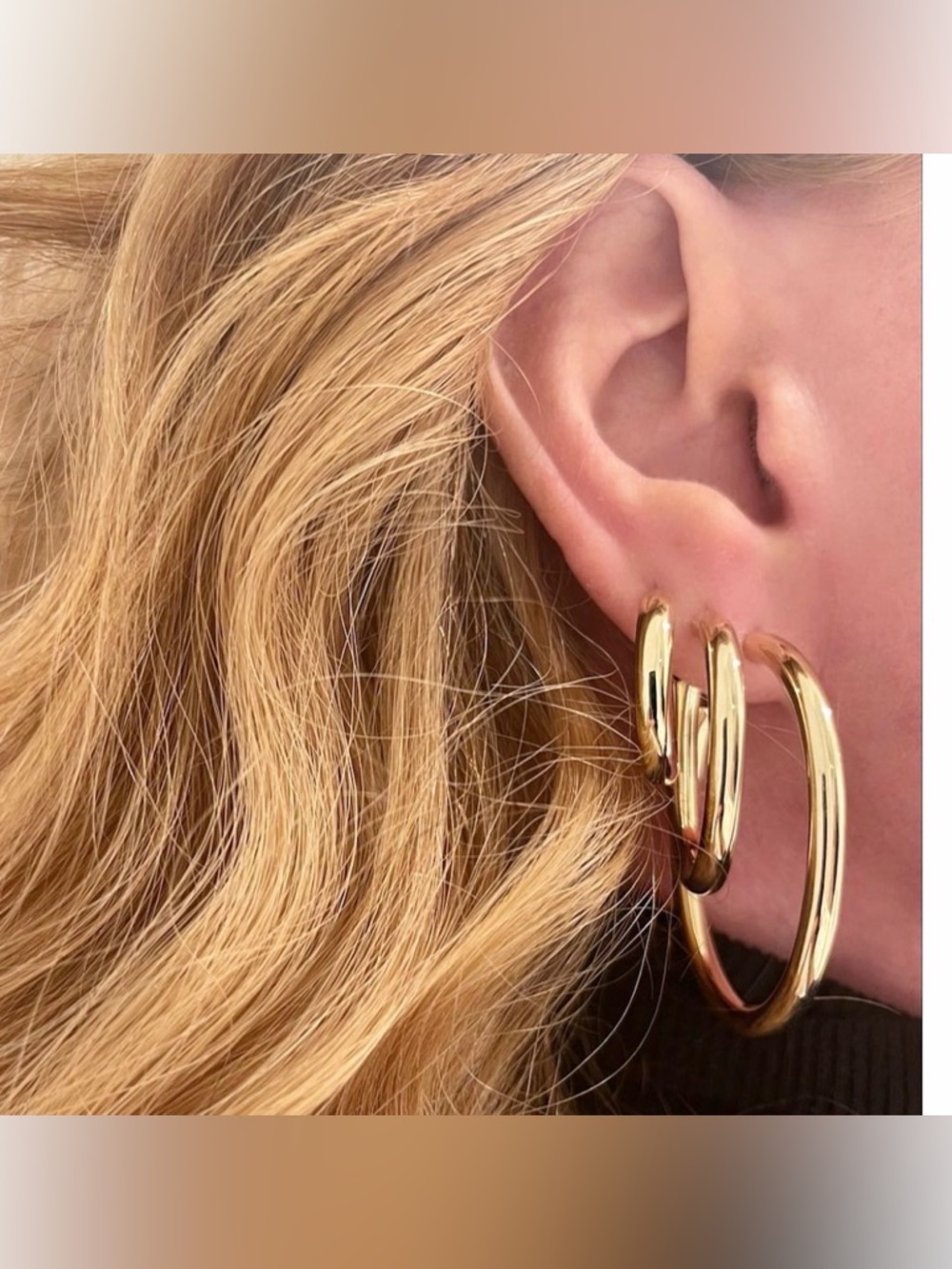 Jennifer Fisher Gold Hoop Huggie Earrings - Law